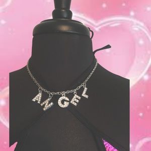 Angel choker necklace